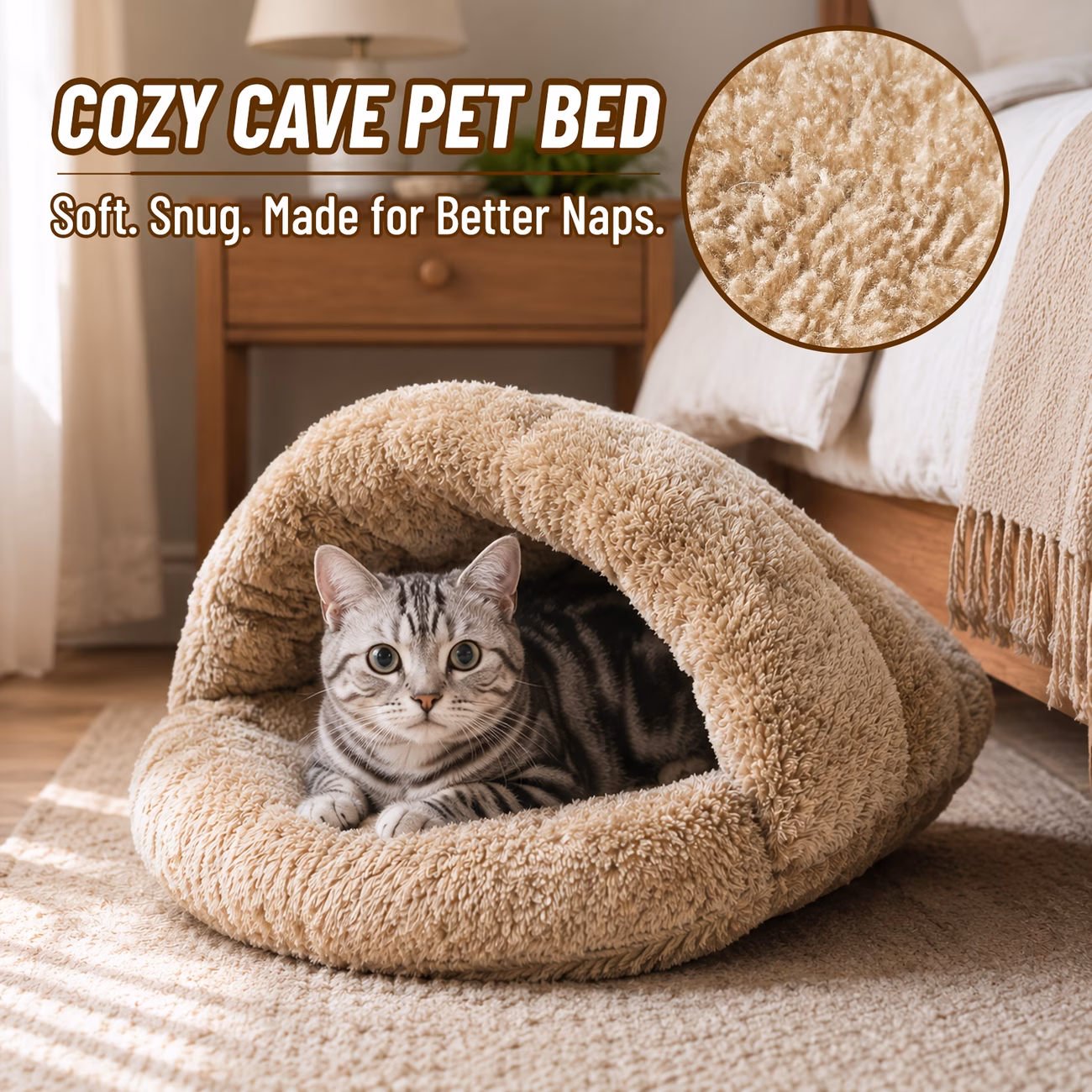 2026 newly autumn winter warm slipper style cat bed semi enclosed windproof cave 1pc thickened insulated cat bed sleeping pad for cats and dogs Product details 1