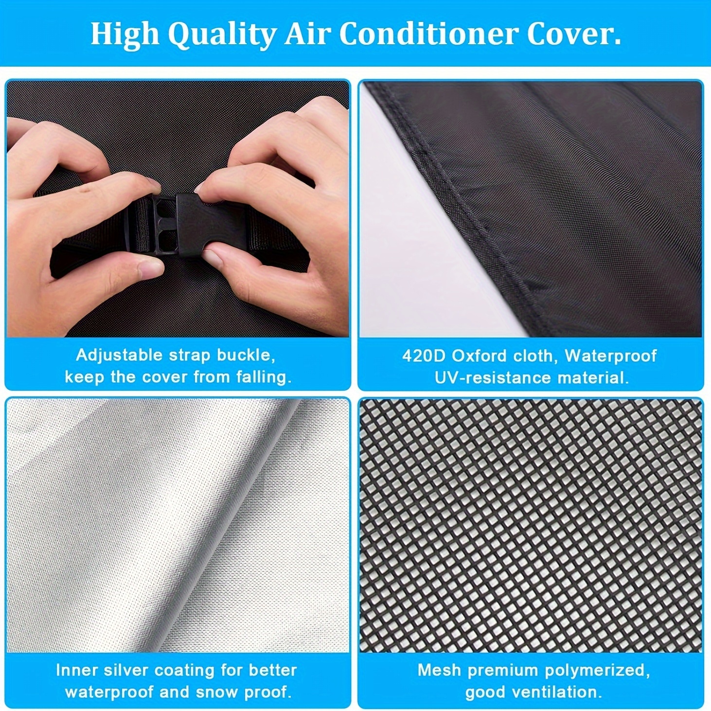 multi functional   cover protects your unit   rain   details 2