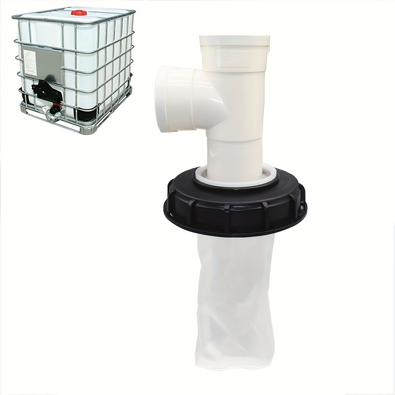 

163mm Ibc Tote Filter Cover With Built-in Screen, Dn150 - Outdoor Water Accessory For Garden Hydration