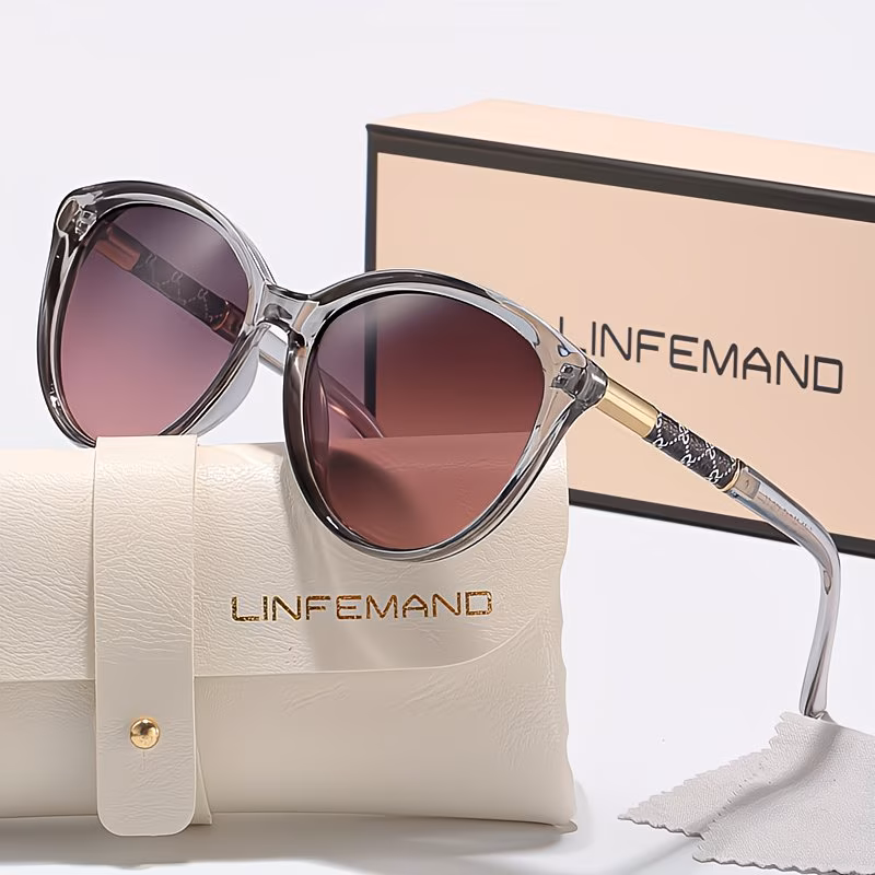 cat eye womens fashion glasses brand design with unique summer temple decorations perfect as a holiday gift Product details 0