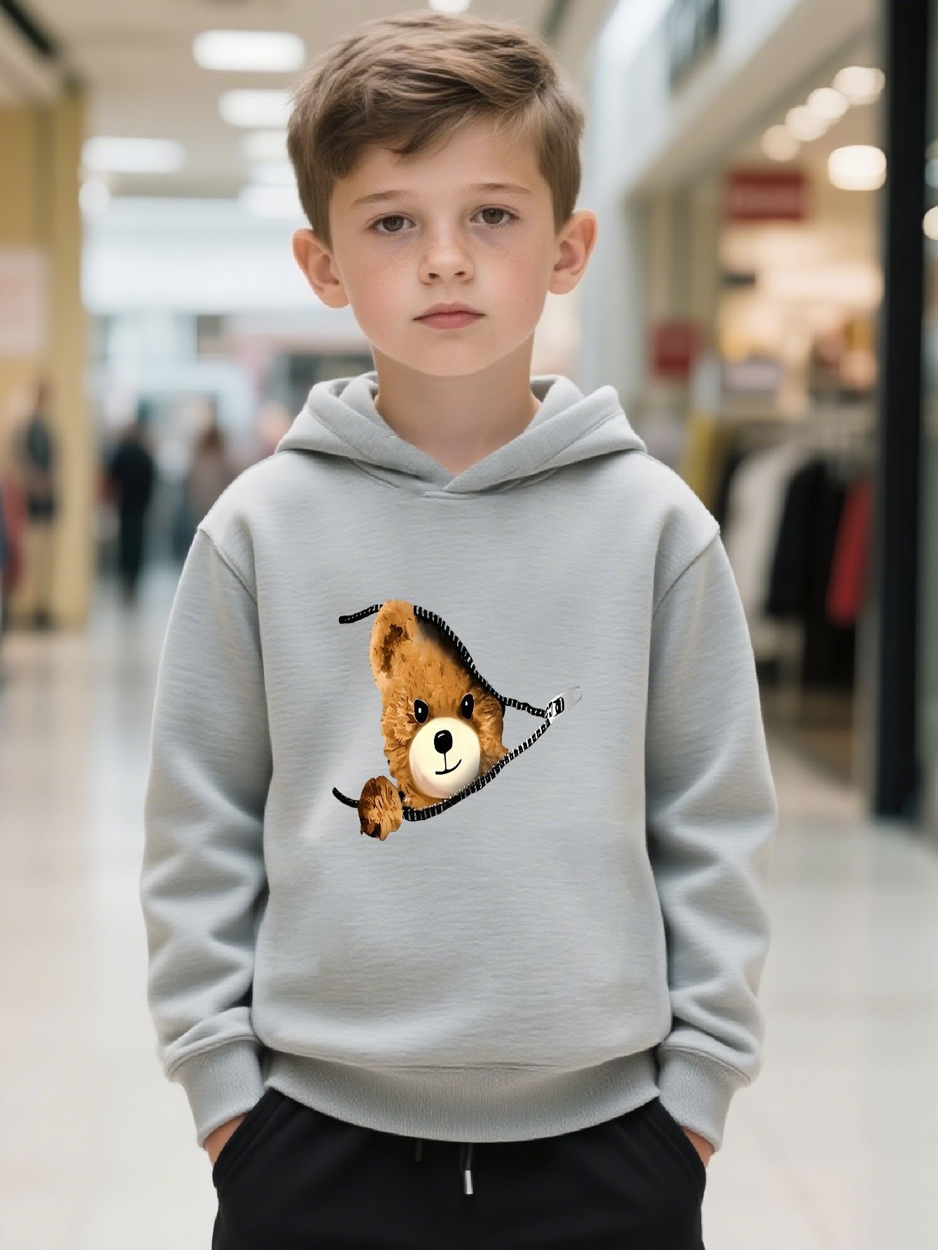 Plush Supreme Hoodie Bear Supreme Steiff Teddy Bear Heather Grey