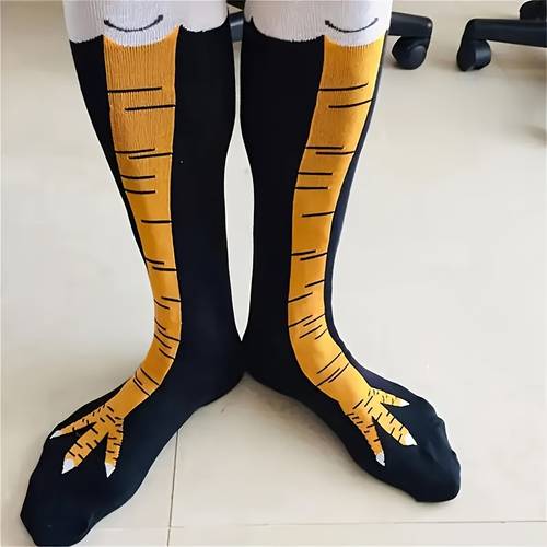 womens novelty chicken claw socks moisture wicking breathable black with brown fun cartoon design for gym casual summer wear moisturewicking fabric