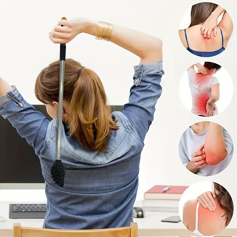 1pc retractable silicone back scratcher with   anti   portable massager for men women and seniors   options   for back comfortable massage tool durable construction Product details 8