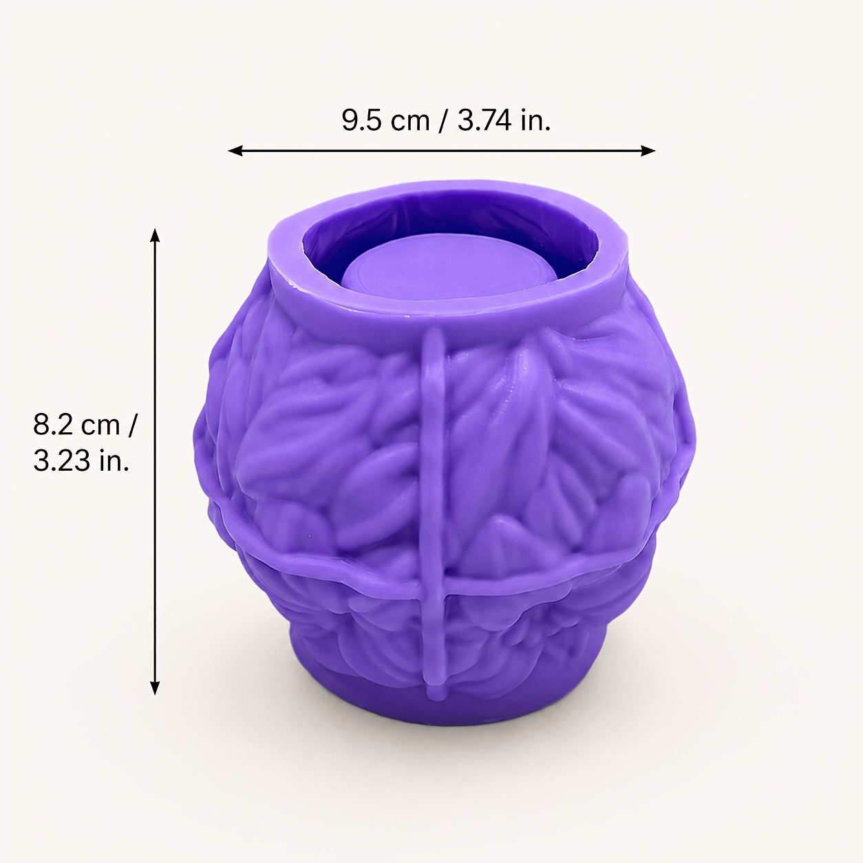 TEMU 3d Lily Flower Vase Silicone Mold Floral Relief Mold For Resin Casting Clay Candle Making Pot Planter Home Decor Art Sculpture Tool