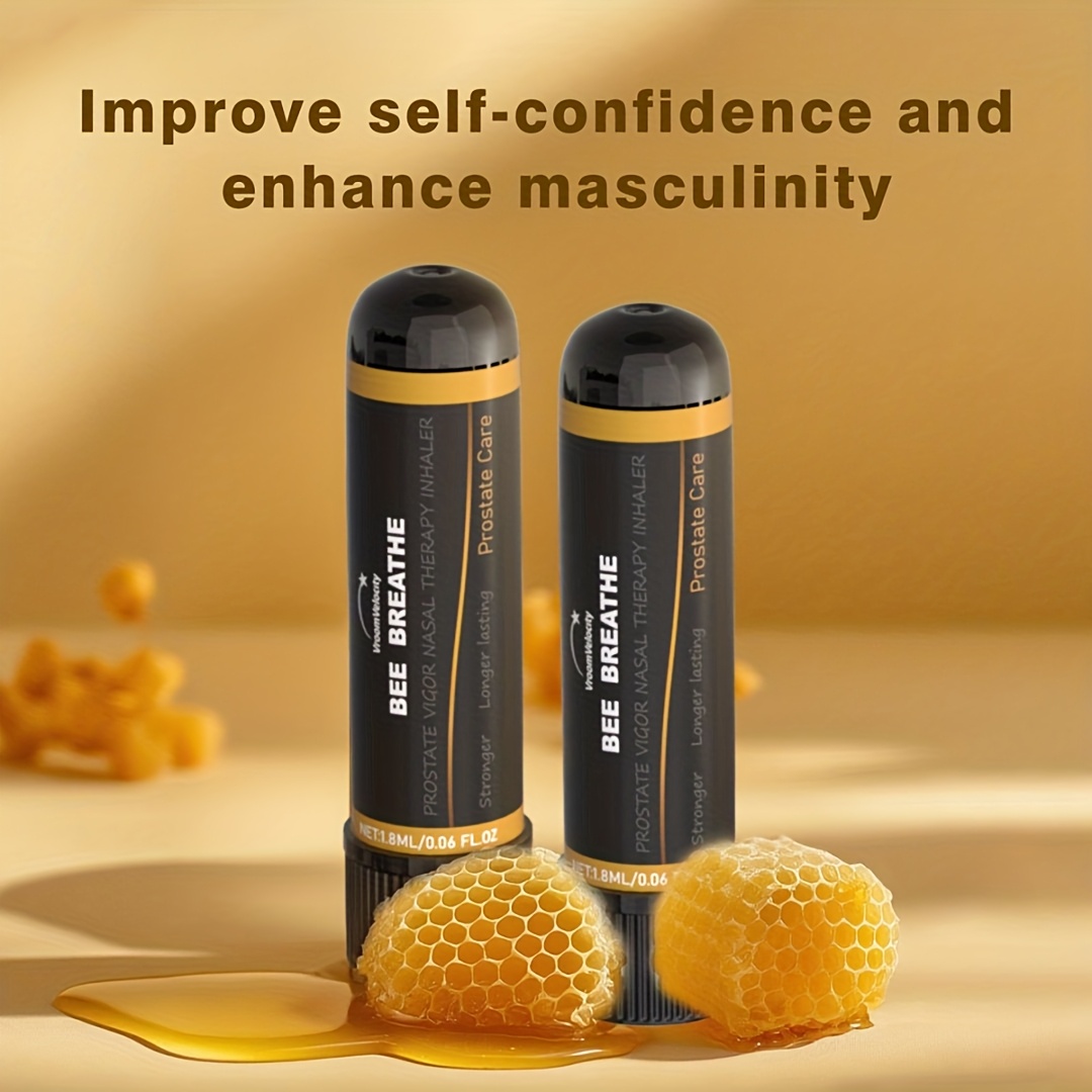 A Pack of 2 Honey-Scented Nasal Inhalers, Each Containing 1.8 Ml - Designed to Alleviate Discomfort And Stress, Enhance Overall Comfort, And Provide a Refreshing And Pleasant Experience. Portable And Battery-Free, This Home Device Helps to Invigorat