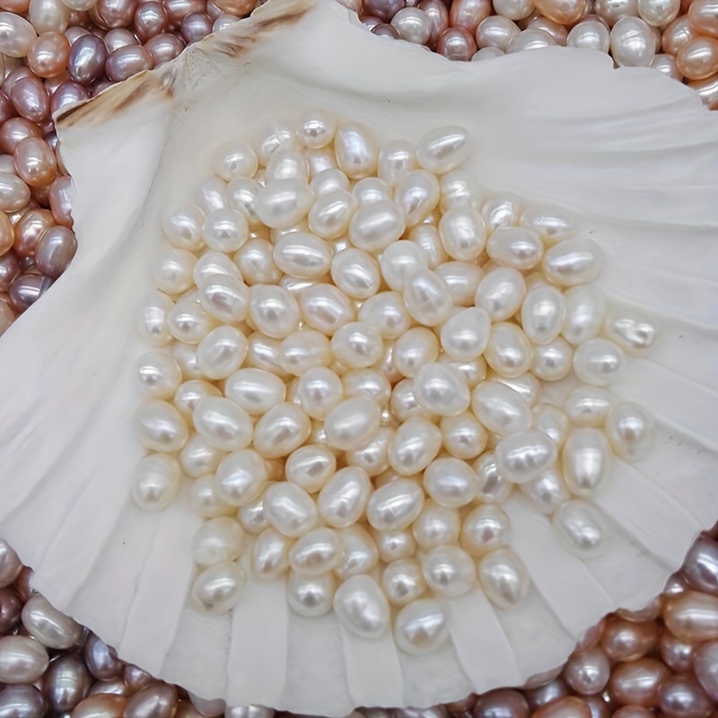 

Natural Color Randomly Forms Freshwater Pearls, 1 Clam