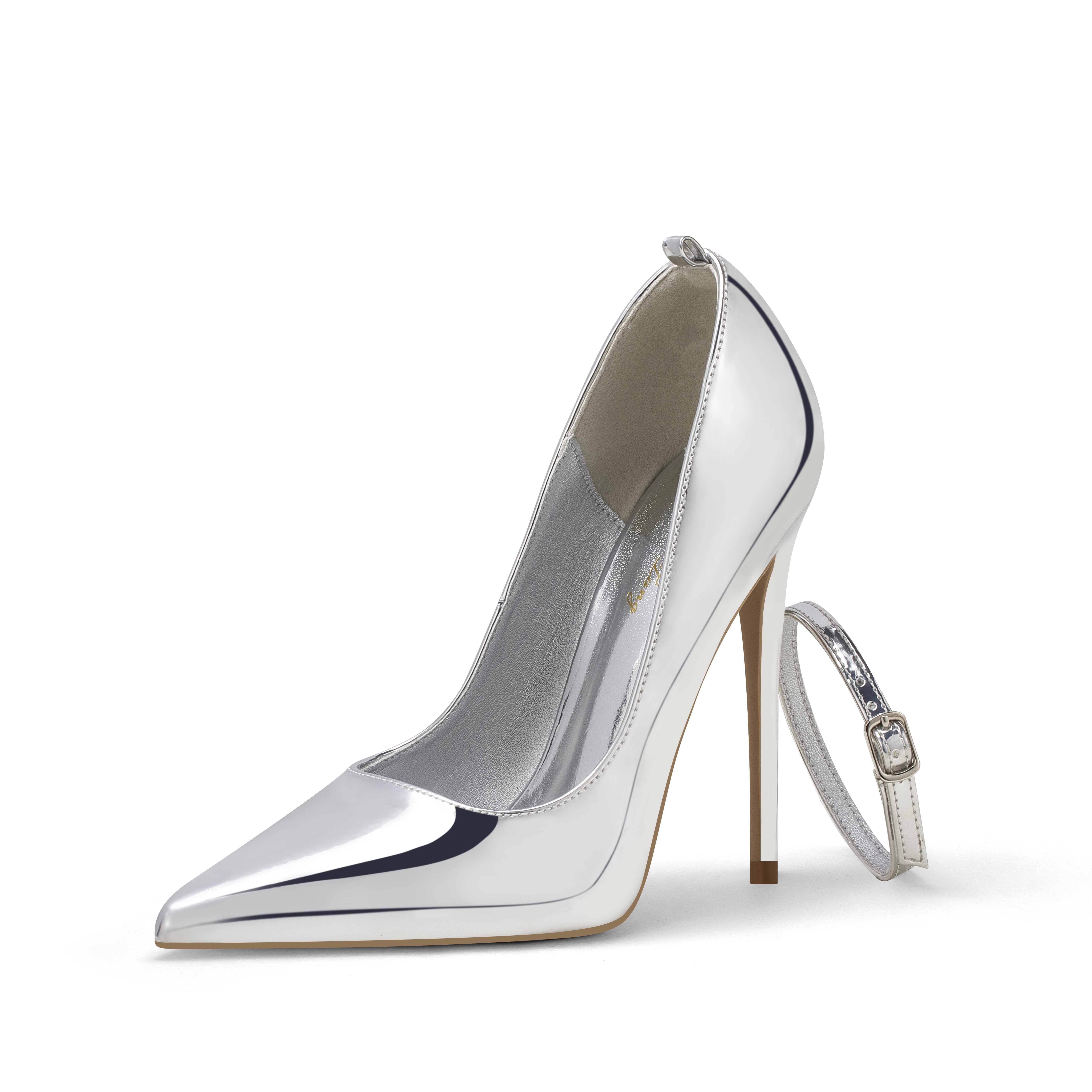 Shoes Inch Pointed Heels A Pair Of Open-toe High Heels For Women