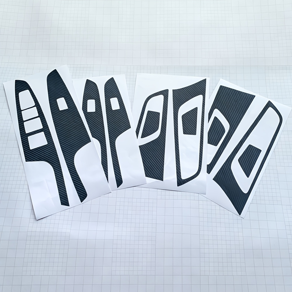 TEMU 1 juego de moldura de panel de interruptores de puerta y ventana para Tucson moderno y 1 juego de moldura de manija interior de puerta, para