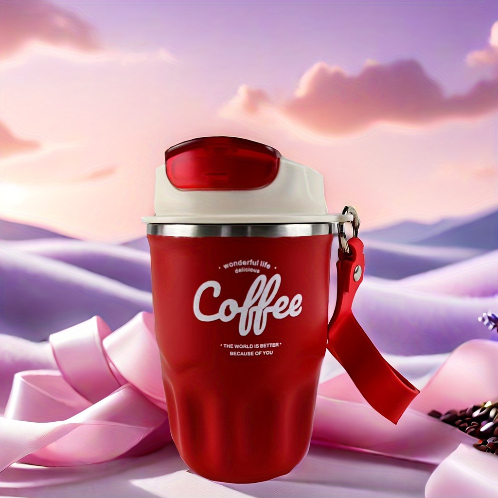 Ins-style Minimalist Steel Coffee Cup, Outdoor Portable High- Tumbler, Wholesale