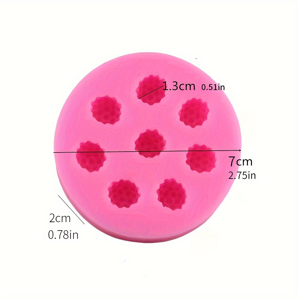 TEMU A Silicone Mold For , Raspberries, And , Suitable For Clay, Resin, And Crafts