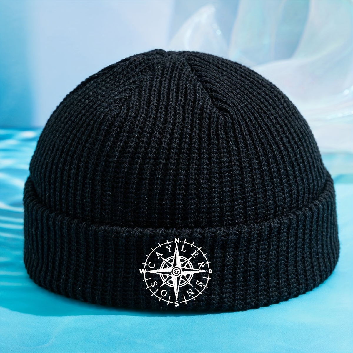 Image of A Fall/winter Knit Hat For Men And Women, Universal, Cold-proof, Warm, Fashionable, Versatile, Brimless Beanie, Suitable For Outdoor Camping, Hiking, And Skiing