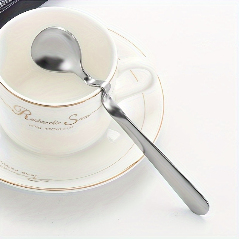 304 Stainless Steel Espresso Coffee Spoons Perfect Sugar Temu