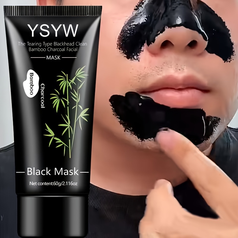 60g off blackhead cleansing charcoal mask deep cleansing with powerful   suitable for   men and women fresh and non irritating   designed for blackheads   and face suitable for all light beige  
