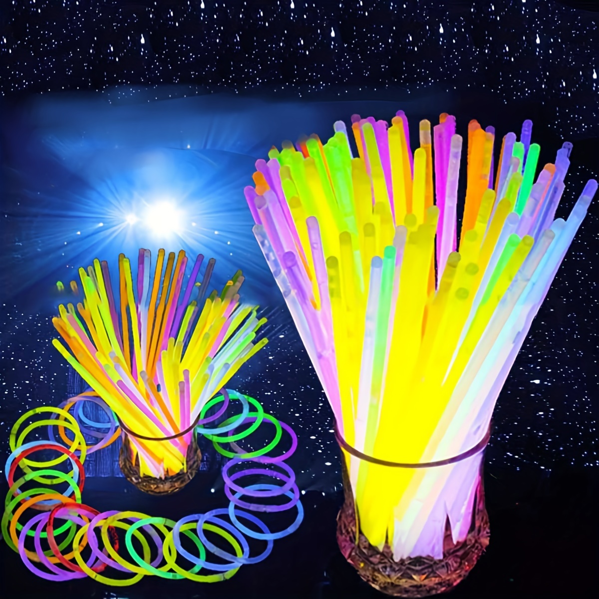 Comprar 10 Uds. De palos brillantes para niños, juguete de 6 pulgadas de  largo, palo fluorescente ultrabrillante, Festival de Carnaval, luces de  fiesta de neón, apoyo para conciertos, recuerdo de fiesta