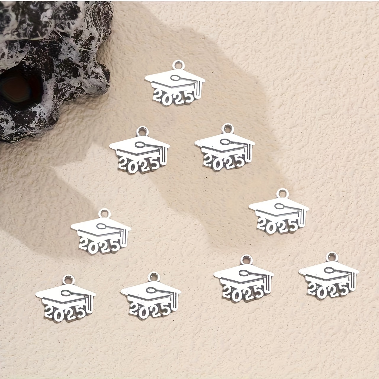 2025 Graduation Cap Charms Zinc Alloy No Enamel Perfect Diy Temu