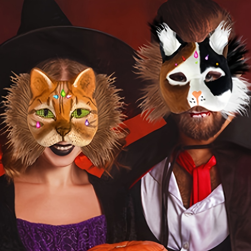 new diy halloween animal mask set perfect halloween Temu Denmark