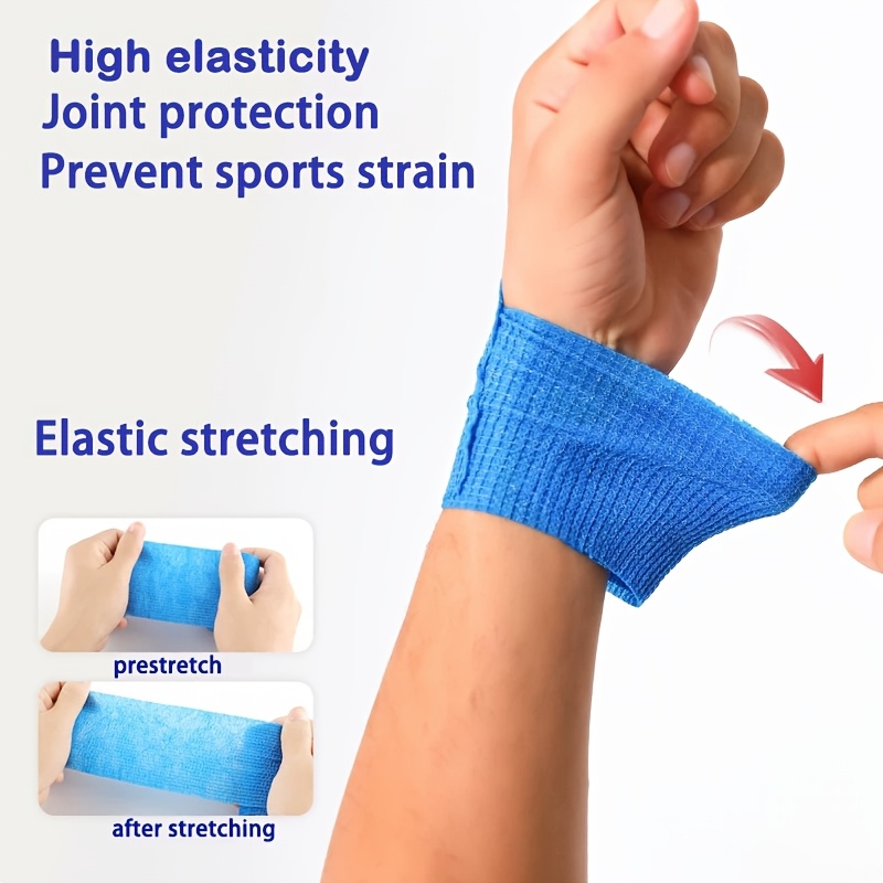 1pc Sports Tape, 5cm/1.97in, Non-woven Material, Universal Fit, Foot Support, Multi-Color Options (White, Black, Blue)