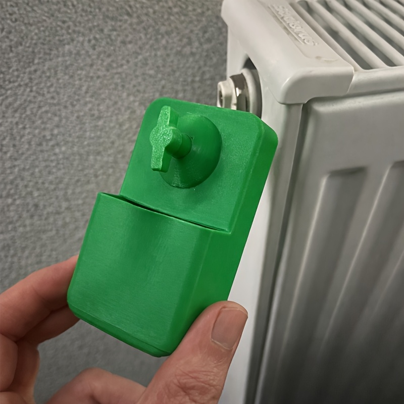 Image of 1 Set Integrated Heater Bleed Key And Collection Container - Fit For Locking Valve Adjustment, Radiator Maintenance & System Balancing, Compatible For Heater/radiator Systems