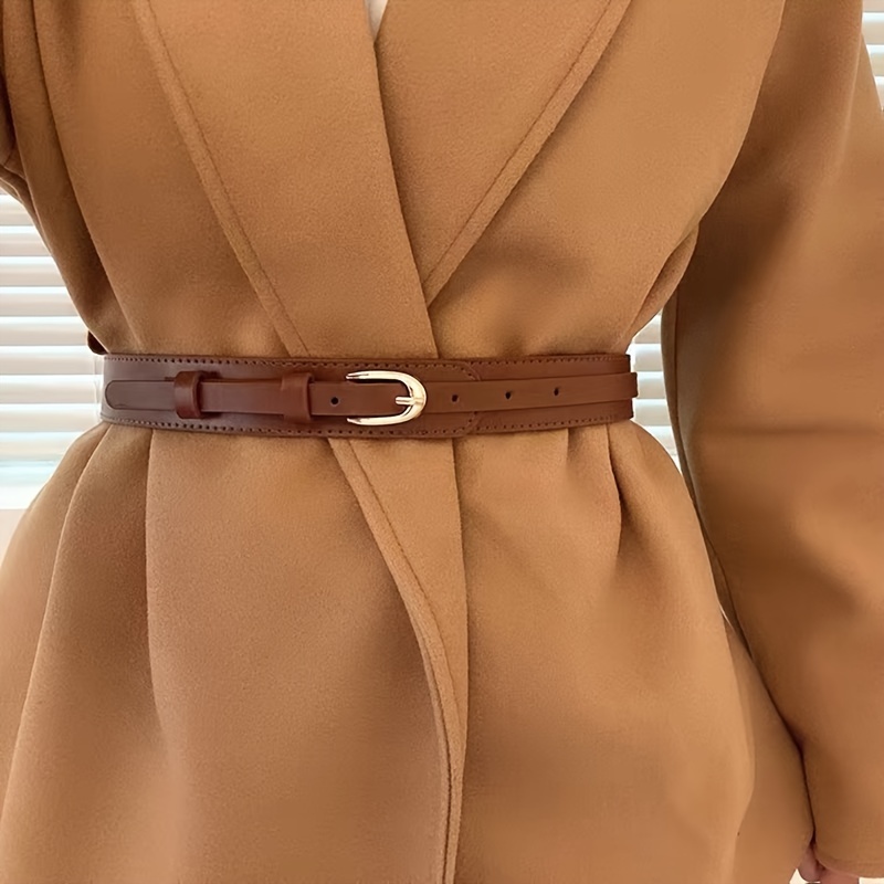 

Cute Pu Waist Belt For Women - Daily Essential Accessory With , Non-textile Size - Wide Belt For Dresses, Coats, And Sweaters