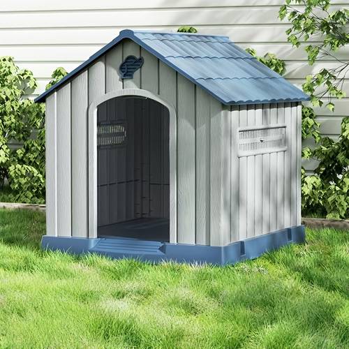 outdoor dog kennel for large breeds use weatherproof and insulated dog house with extra large space sturdy and durable construction to prevent outdoor dog shelter