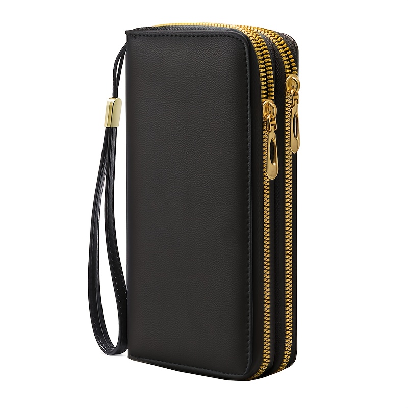 2025 New Rfid-blocking Minimalist Clutch Wallet With Multi-slotted And Wipeable - A Gift For Women
