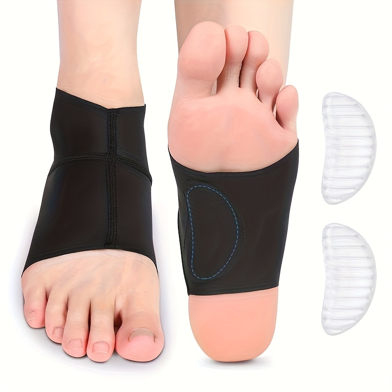 E-shop Silikon Fußgewölbe Stützschuhe, Kompressions-Fußbandage für Plattfüße, Hohe Fersen - Fußpflege Fußgewölbe Stützschuhe für Männer & Frauen,
