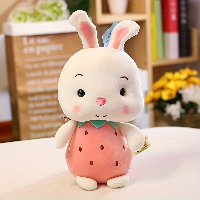 

Fruit Strawberry Rabbit Animal Doll Plush Toy Rabbit Doll Girl Birthday Gift