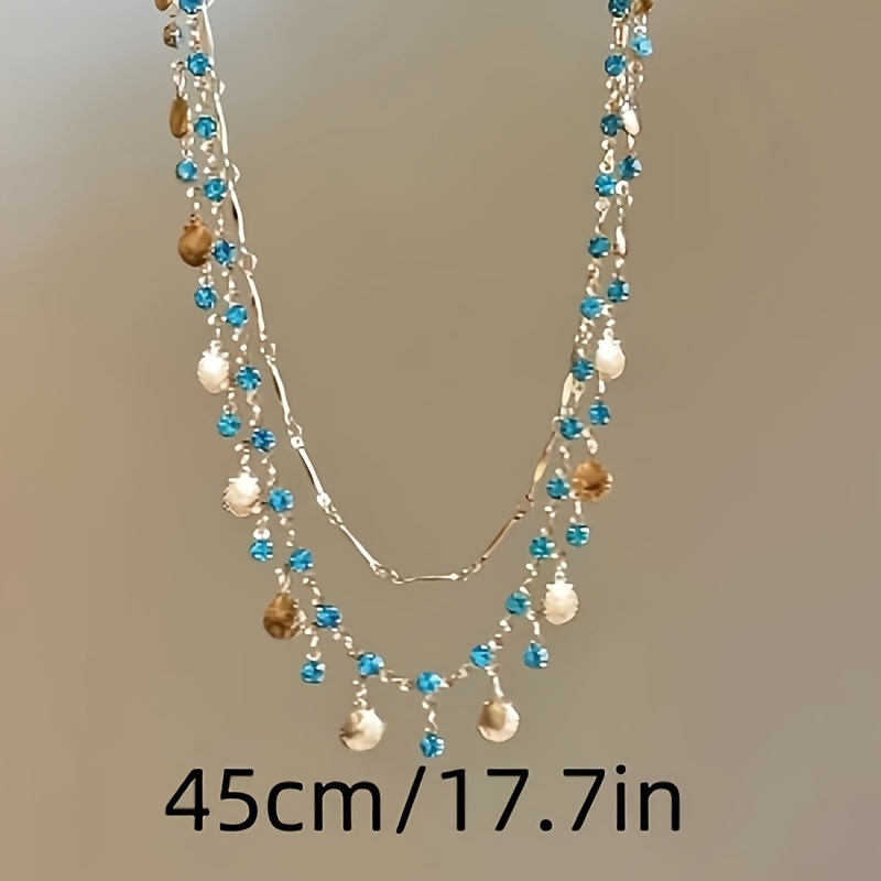 Golden Shell Necklace, Versatile Bracelet