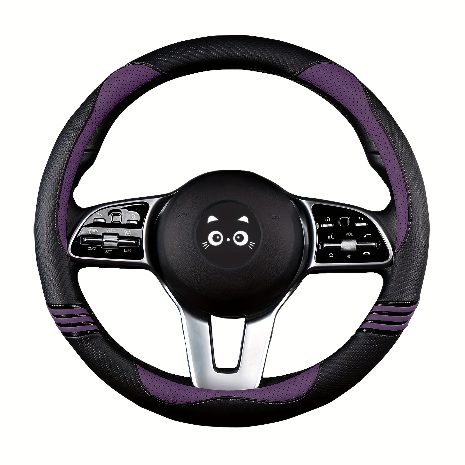 Amazon.com: BOKIN Car Steering Wheel Cover 14.5 In Leather
