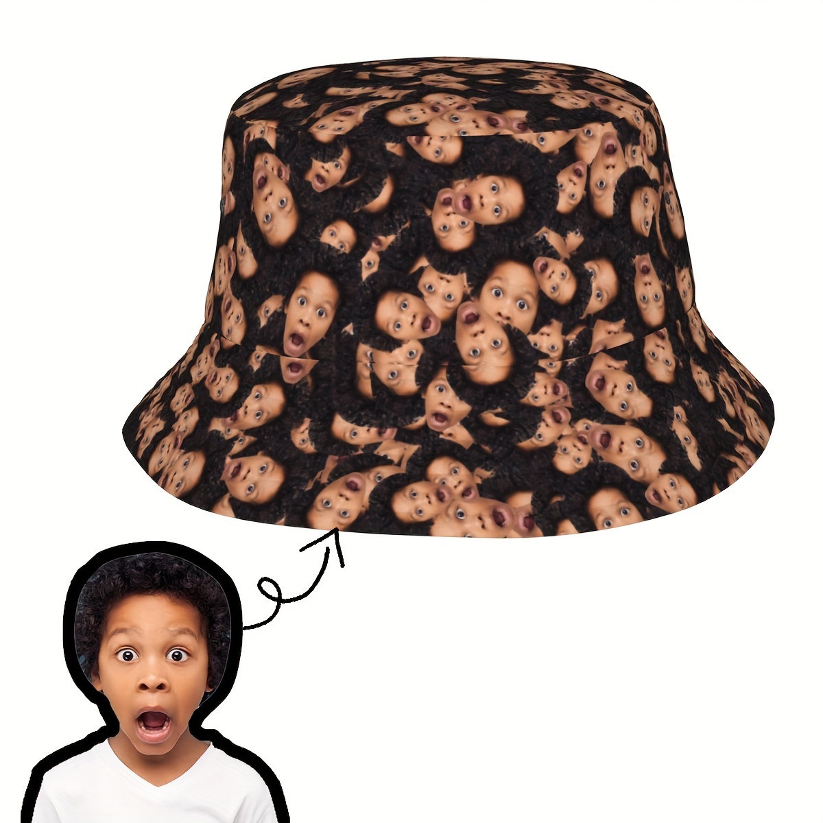 

Customizable Hat - Personalized , Polyester Sun Cap For