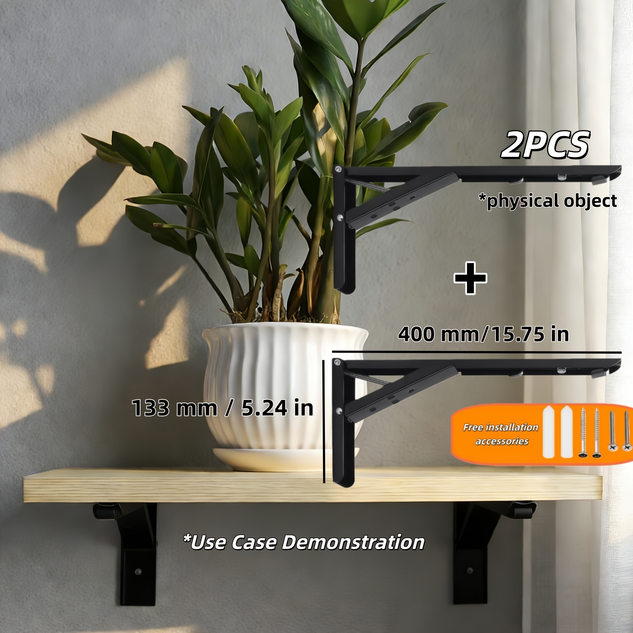 E-shop 2 Hochbelastbare verstärkte Klapphalterungen – 90° faltbare wandmontierte industrielle Gussbeschläge, Premium-Konstruktion aus Kohlenstoffstahl,