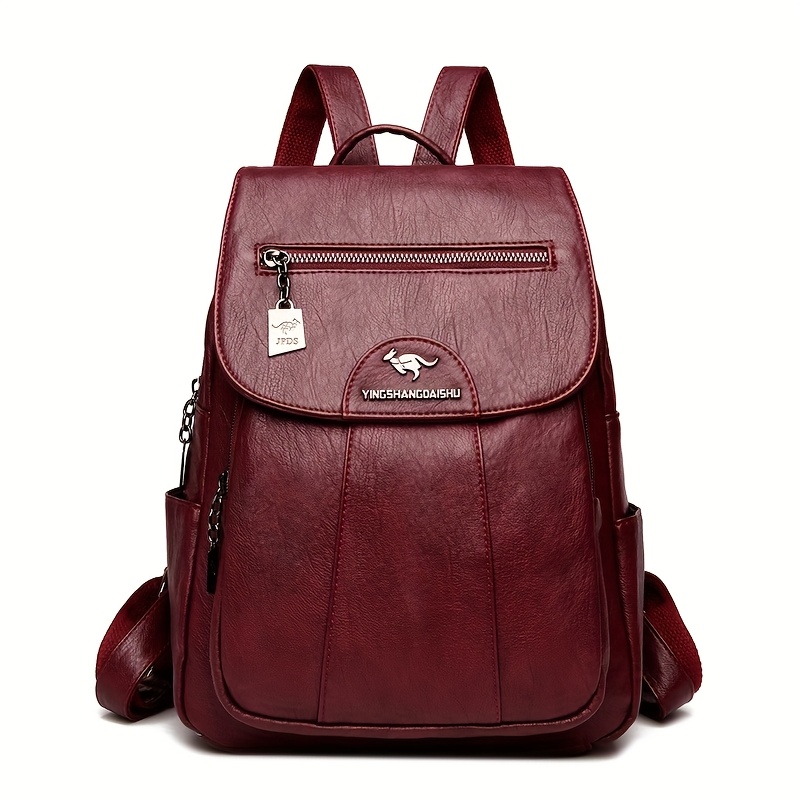 2025 new large capacity womens backpack fashionable and versatile featuring a simple and vintage design suitable for shoulder and crossbody use Product details 13