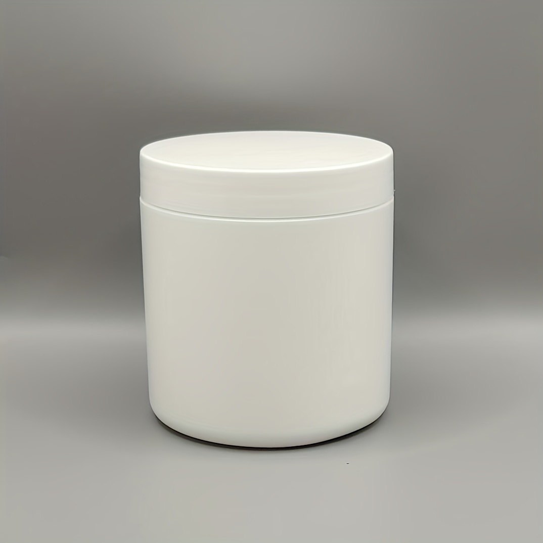 TEMU 500ml Hdpe Minimalist Travel Jars - , Leakproof, Reusable, Suitable For Snacks, Hair Products, Powders, Creams, And More