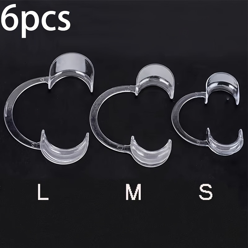 Image of 6pcs Of Models And Teaching Materials, 3 Types Of Accessories, C-type Mouth Openers, Transparent Support Mouth Opening And Spreader, Disposable Consumables
