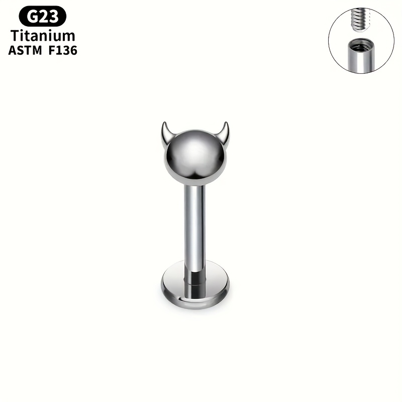 TEMU 1pc Anneau de Nez et Lèvre Style G23 en Spirale Bijou pour Accessoire Unisexe Idéal pour Fêtes et