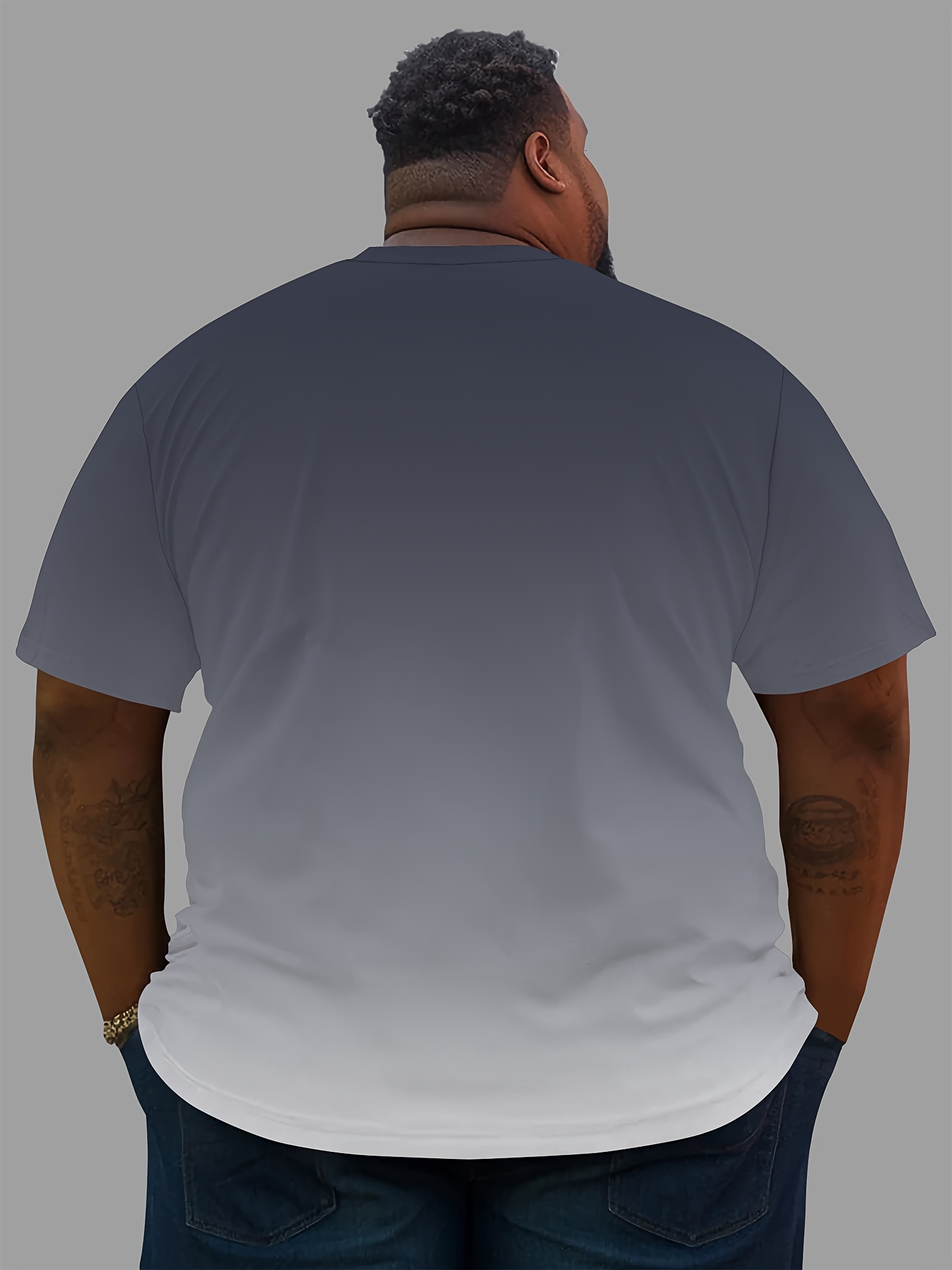 Men'S Hip-Hop Cartoon Animal Print T-Shirt, Casual Crew Neck Short Sleeve Top, 100% Polyester Knit Fabric, Slight Stretch, Regular Fit, Summer Streetwear for Running & Daily Wear, Plus Size