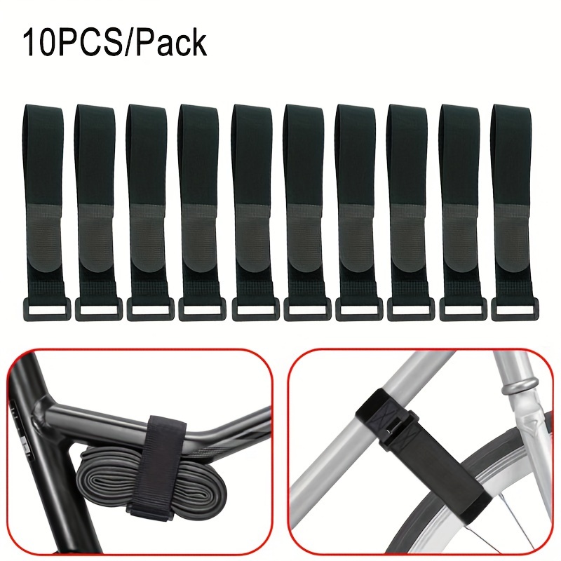 

10pcs Fastening Tie , Reusable -adhesive And Securing