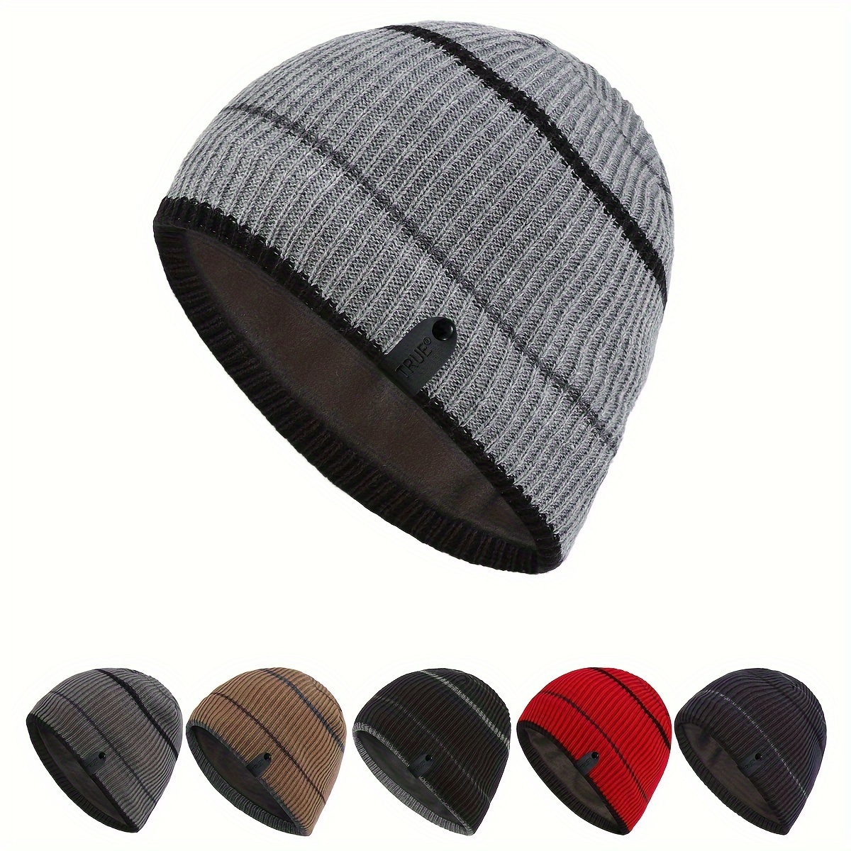 

Snugstyle, Stylish 'true' Knit Beanie - & Warm With Fleece Lining For Winter Outdoor Activities | Skiing, Cycling, Running & Casual Streetwear |