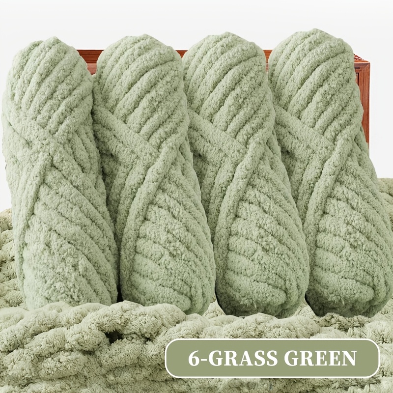 E-shop 4er-Pack/960g Mehrfarbiges Garn | Weich, Nicht Schrumpfend, Nicht Verfärbend, Ideal zum Stricken, für Decken, Kissen, Schals, , für Anfänger und