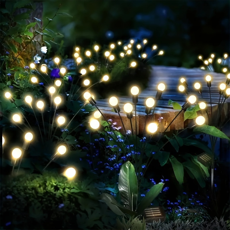 

Valentine's Day Gifts For Men -led Solar Firefly Lights,, Outdoor Garden Path, Lawn Decoration, Suitable For Ny, Valentine's Day Gifts, For Dad