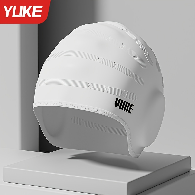 Yuke Swim Cap for Men with Ear Protection