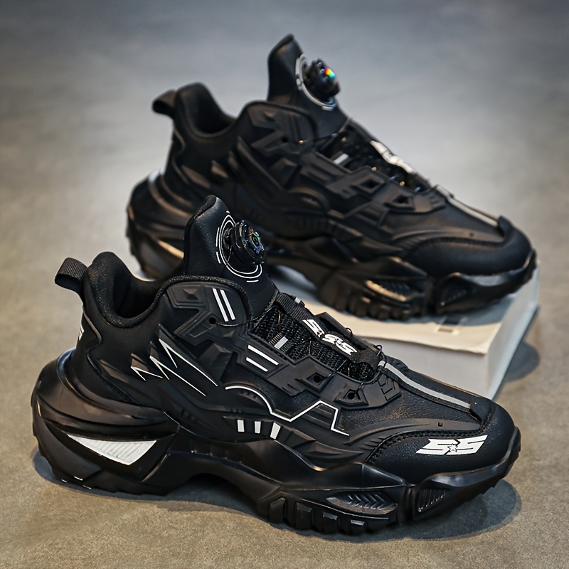 Image of Sneakers, Men's Shoes Are Fashionable, Wear-resistant, Anti Slip, Mecha Style Sports And Fashionable Dad Shoes