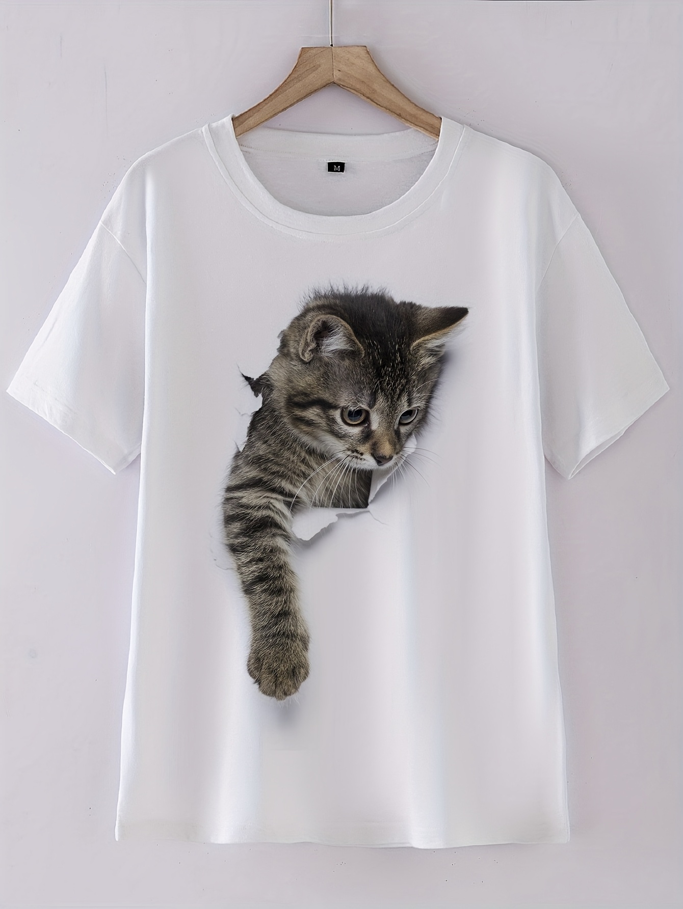 "I Like Cats And Coffee" Women's Short Sleeve Graphic Tee - Soft Cotton Blend Funny Novelty T-Shirt