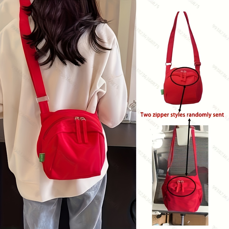 Image of Casual Nylon Fabric Bag For Women 2025 New Popular Shell Bag Lightweight Versatile Large Capacity Shoulder Crossbody Small Bag