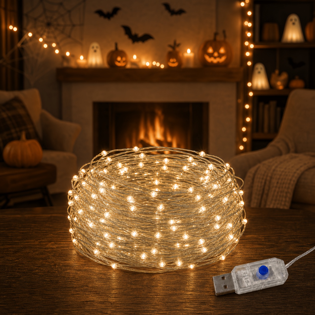 String Lights 10M 100 LED USB Powered