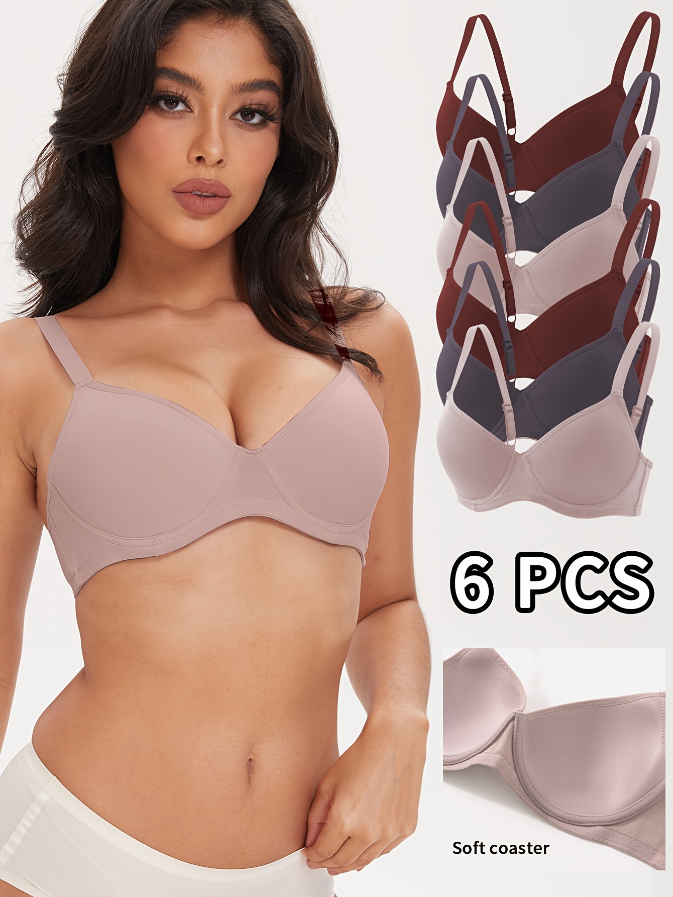t shirt bra sold on Temu United States