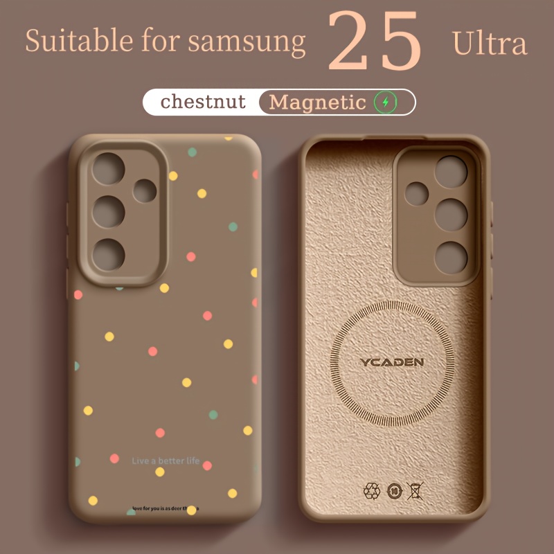 TEMU Чохол для телефону - Сумісний з Samsung Galaxy S25 Ultra, S25 Pro+, S25, S24 Ultra, S24 Plus, S24, S23 Pro, S23 Plus, S22 Pro+ та S22. Цей чохол
