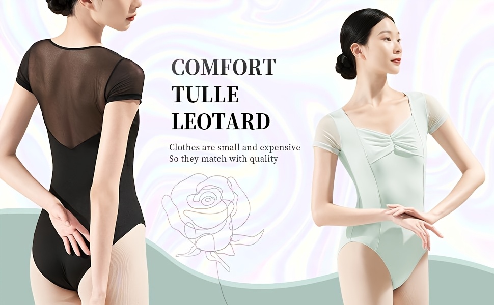mallas ballet mujer leotardo mujer malla cuello Temu
