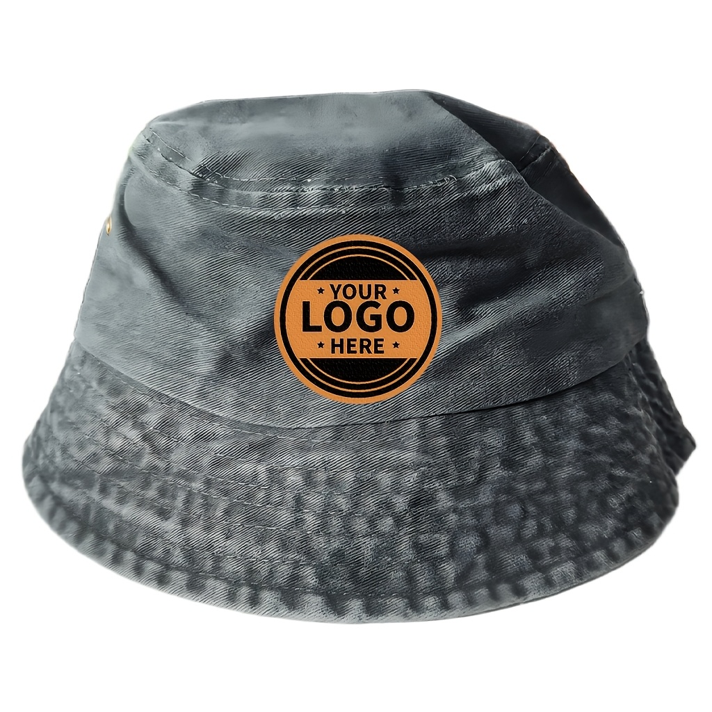 TEMU Cappello da pesca personalizzabile con immagini o , 1 pz, cappello da sole da esterno con motivo logo, cappello da pescatore retr簷,