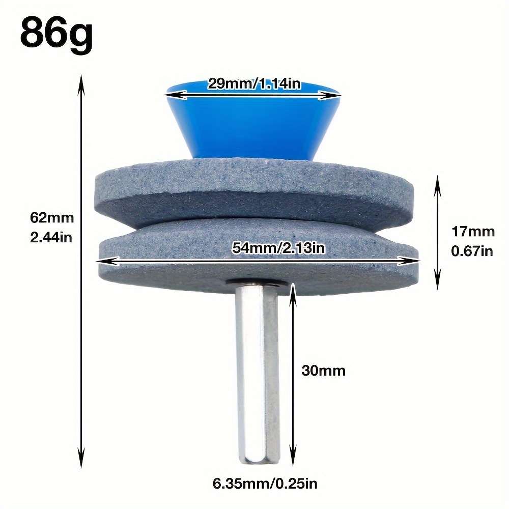 1pc Single-layer/double-layer Grinding Stone Grinder, Lawn Mower Grinder, Wear-resistant Grinder, Grinding Head